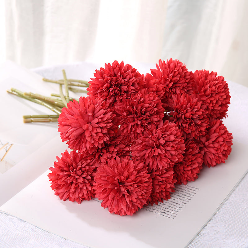 Artificial Flowers Bouquet Home And Wedding Decor Craft Vases Flower Arrangement Bedroom Decoration 17