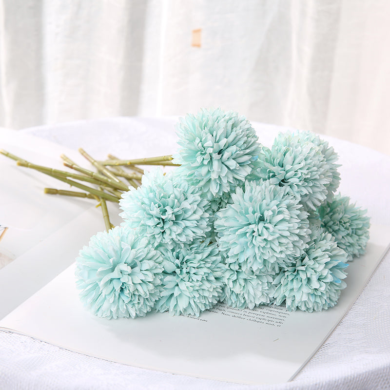 Artificial Flowers Bouquet Home And Wedding Decor Craft Vases Flower Arrangement Bedroom Decoration 19