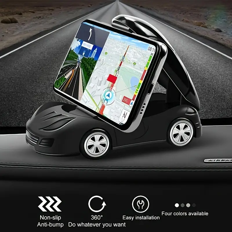 Universal Mobile Phone Holder 360 Rotation Car Model Stand Foldable Dashboard Bracket Car Accessori 1