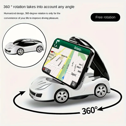 Universal Mobile Phone Holder 360 Rotation Car Model Stand Foldable Dashboard Bracket Car Accessori 3
