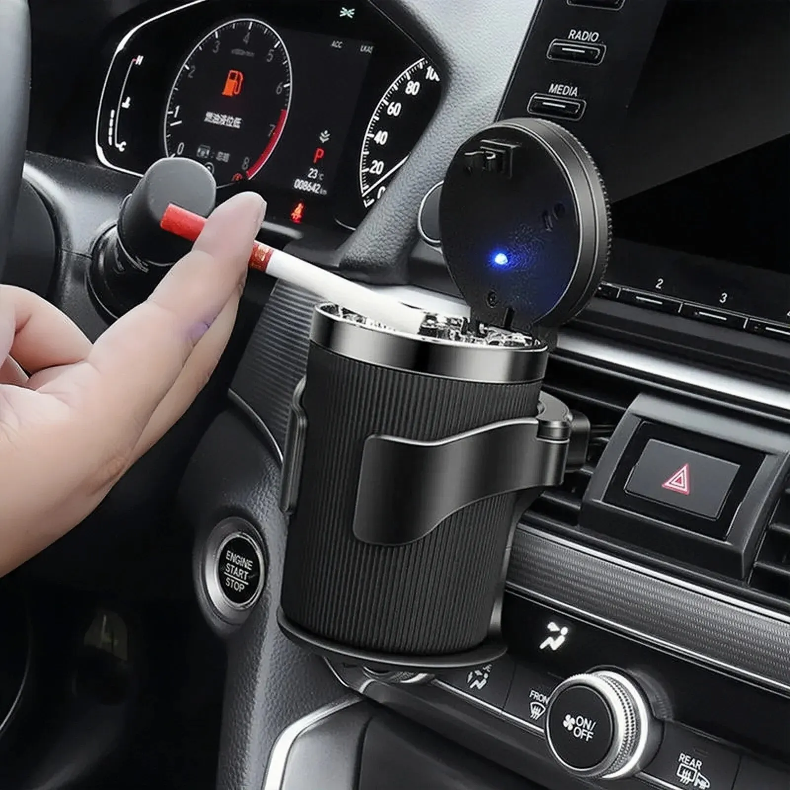 Multifunctional Car Coffee Cup Holder, Car Air Vent Drink Cup, Bottle Holder Auto Drink Rack Stand for Water Bottles