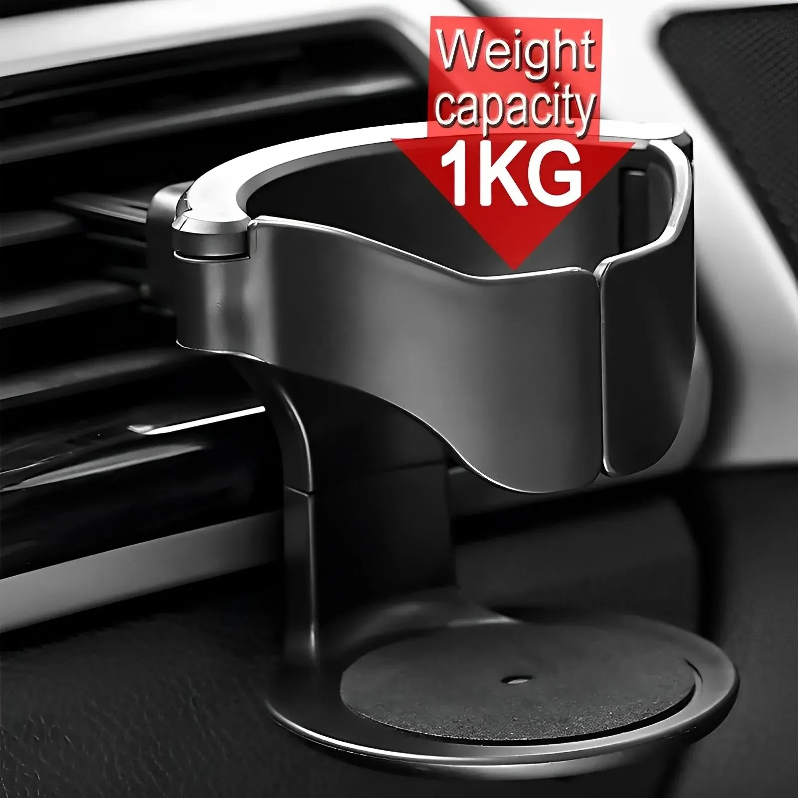 Multifunctional Car Coffee Cup Holder, Car Air Vent Drink Cup, Bottle Holder Auto Drink Rack Stand for Water Bottles