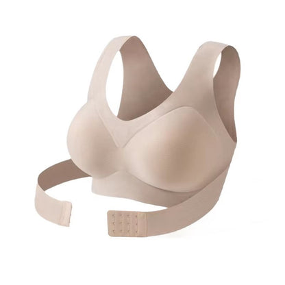 FallSweet Seamless Posture Support Bra  Wireless PushUp Comfort With Cross Back Design 10