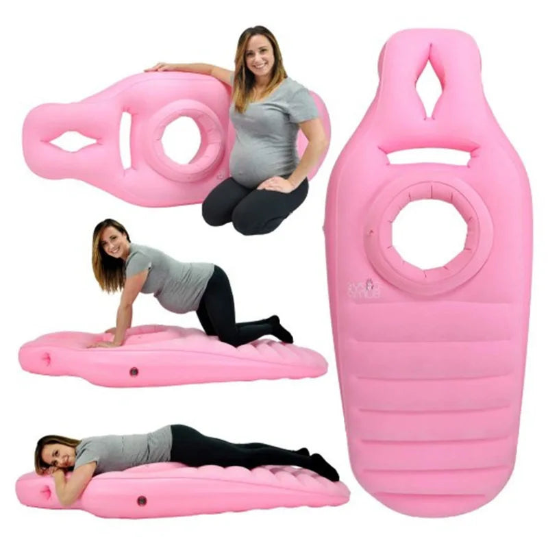Maternity Body Bed Pillow, Inflatable Pregnancy Yoga Mat, Inflatable Mat Mattress for Pregnant Women, Comfortable Sleep