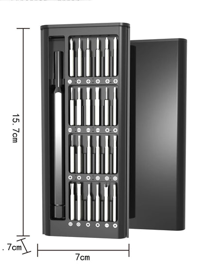 Magnetic Screwdriver Set, Precision Kit Bits for Electronics, Computer Phone Disassembly, Multifunctional Repair Tool