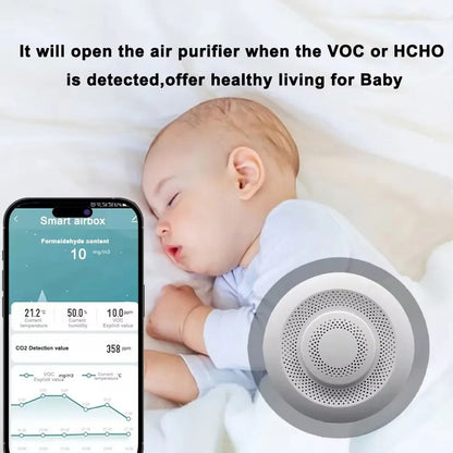 Smart Home Air Quality Monitor With CO2 And Temperature Detection 2
