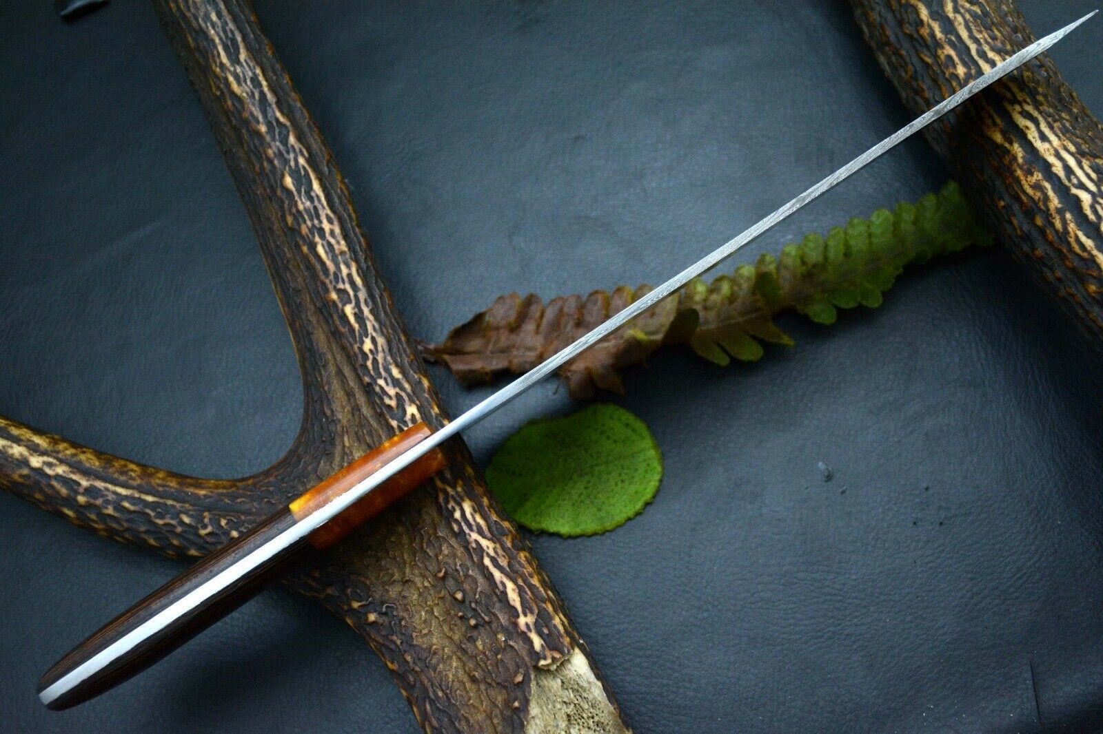 Handmade Damascus Steel Chef Knife With Wood Handle 3