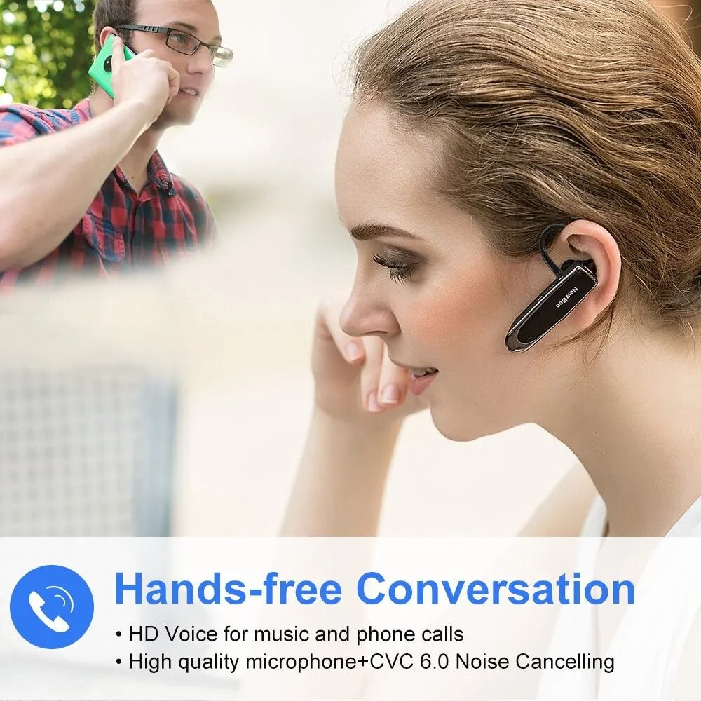 Wireless Bluetooth Earphone With Long Battery Life And Noise Cancelling Mic 2
