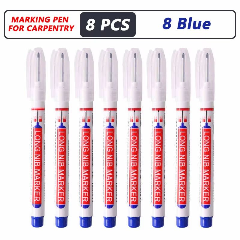 ProMark Deep Hole Marker Pen  20mm Long Nib Waterproof Industrial Marking Tool For Wood Metal  Cons 13