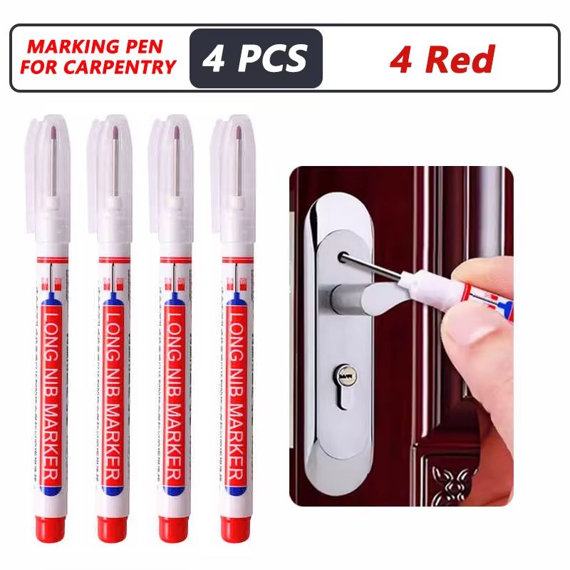 ProMark Deep Hole Marker Pen  20mm Long Nib Waterproof Industrial Marking Tool For Wood Metal  Cons 19