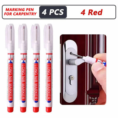 ProMark Deep Hole Marker Pen  20mm Long Nib Waterproof Industrial Marking Tool For Wood Metal  Cons 19