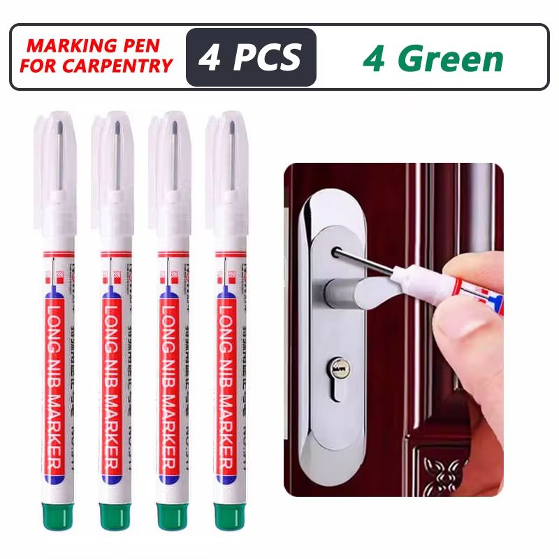 ProMark Deep Hole Marker Pen  20mm Long Nib Waterproof Industrial Marking Tool For Wood Metal  Cons 20