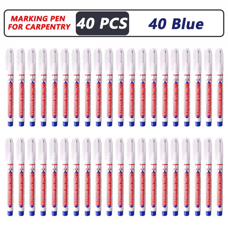 ProMark Deep Hole Marker Pen  20mm Long Nib Waterproof Industrial Marking Tool For Wood Metal  Cons 26