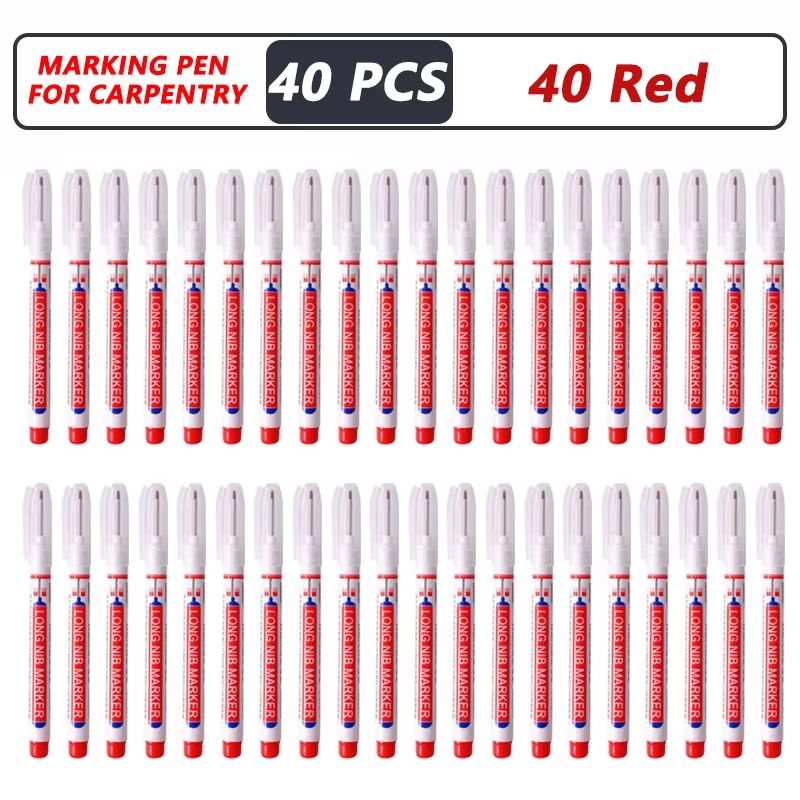 ProMark Deep Hole Marker Pen  20mm Long Nib Waterproof Industrial Marking Tool For Wood Metal  Cons 27