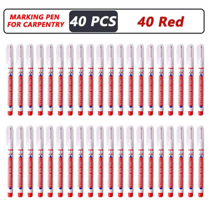 ProMark Deep Hole Marker Pen  20mm Long Nib Waterproof Industrial Marking Tool For Wood Metal  Cons 27