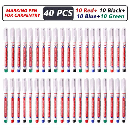 ProMark Deep Hole Marker Pen  20mm Long Nib Waterproof Industrial Marking Tool For Wood Metal  Cons 29