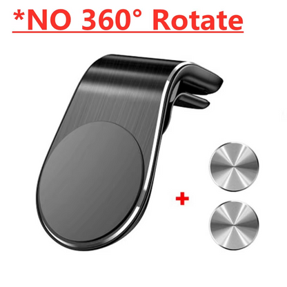 Air Vent Magnetic Car Mount, Strong Magnet Phone Holder, GPS Mobile Stand, Universal In-Car Smartphone Bracket