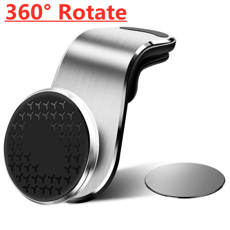 Air Vent Magnetic Car Mount, Strong Magnet Phone Holder, GPS Mobile Stand, Universal In-Car Smartphone Bracket