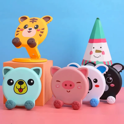Cute Resin Animal Desk Stand Mobile Phone Holder Tablets Cat Dog Ornament For IPad Smartphone Home  4