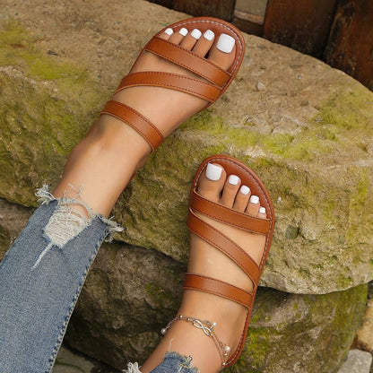 Soft Summer Shoes For Women Open Toe Sandals Ladies Casual Slides Outdoor Womens Footwear Lightweig 4