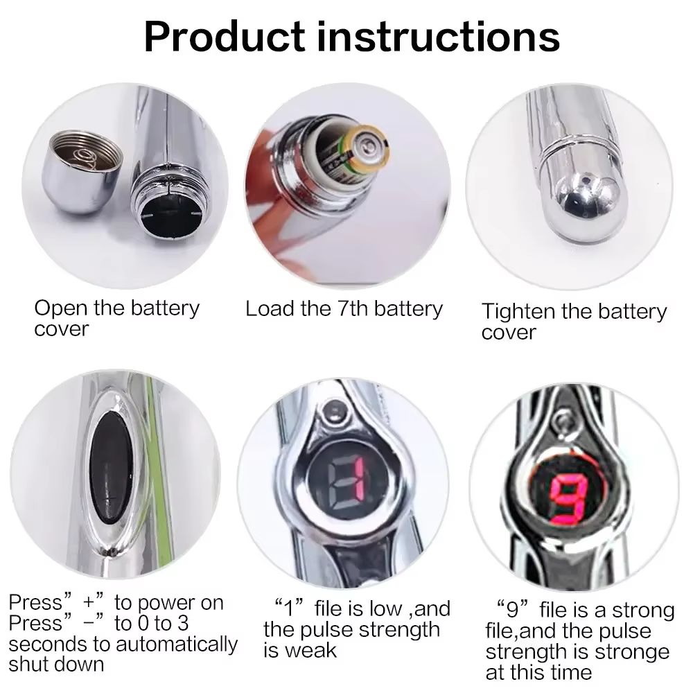 AcuRelief 5in1 Electronic Acupuncture Pen  Meridian Energy Pulse Massager For Pain Relief And Muscl 2