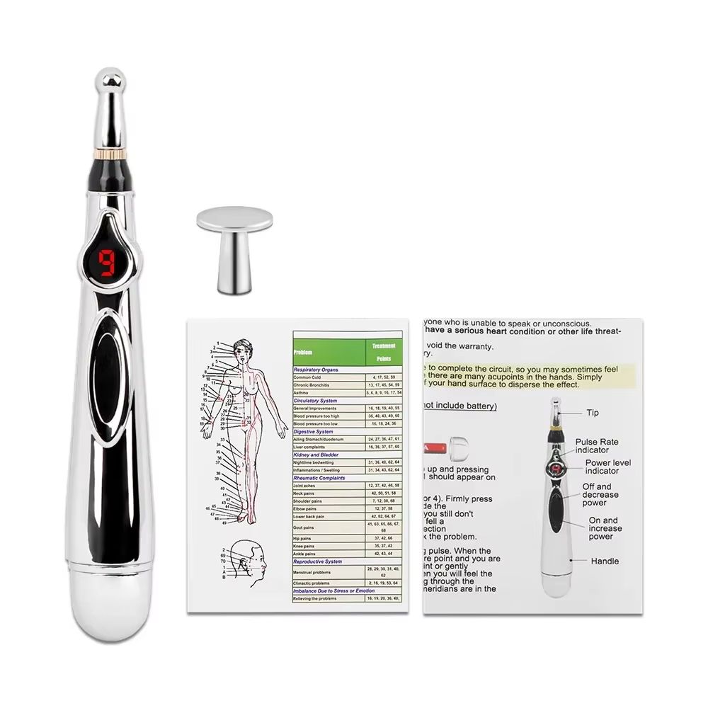 AcuRelief 5in1 Electronic Acupuncture Pen  Meridian Energy Pulse Massager For Pain Relief And Muscl 7