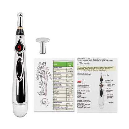 AcuRelief 5in1 Electronic Acupuncture Pen  Meridian Energy Pulse Massager For Pain Relief And Muscl 7