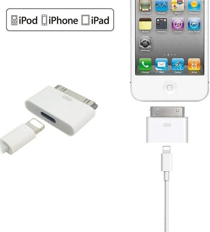 Pin Male To Pin Female Adapter, Lighting Charging Sync Converter, For iPhone 4 4S, iPad 2 3, iPod Touch Charger Cable