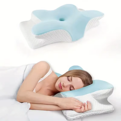 Light Gray Memory Foam Cervical Pillow Neck Shoulder Relief Perfect Gift Ideal For Side Stomach Bac 5