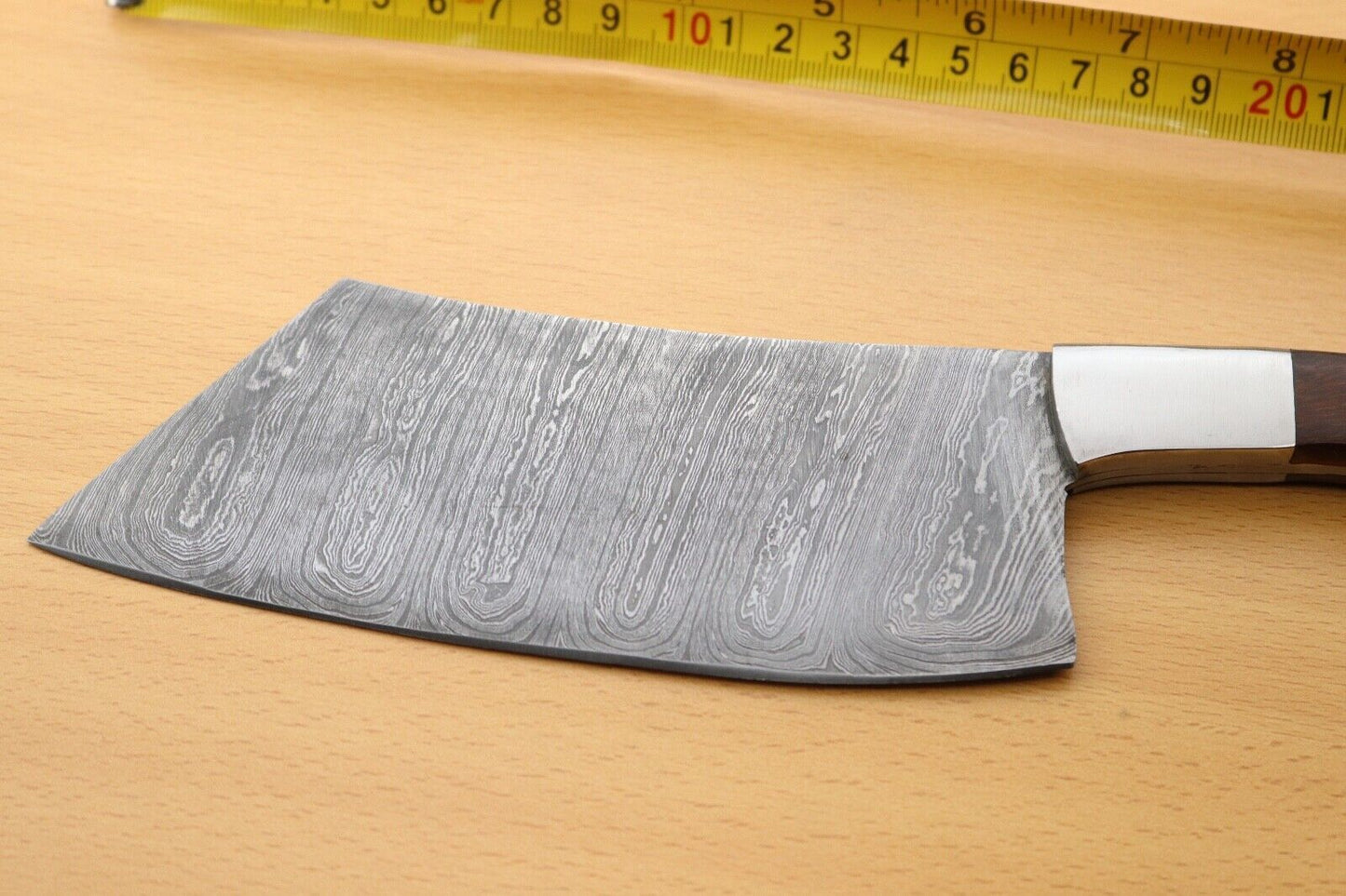 Custom Handmade Damascus Steel Camping Knife  Outdoor Chef Knife 2