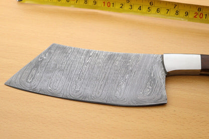 Custom Handmade Damascus Steel Camping Knife  Outdoor Chef Knife 2