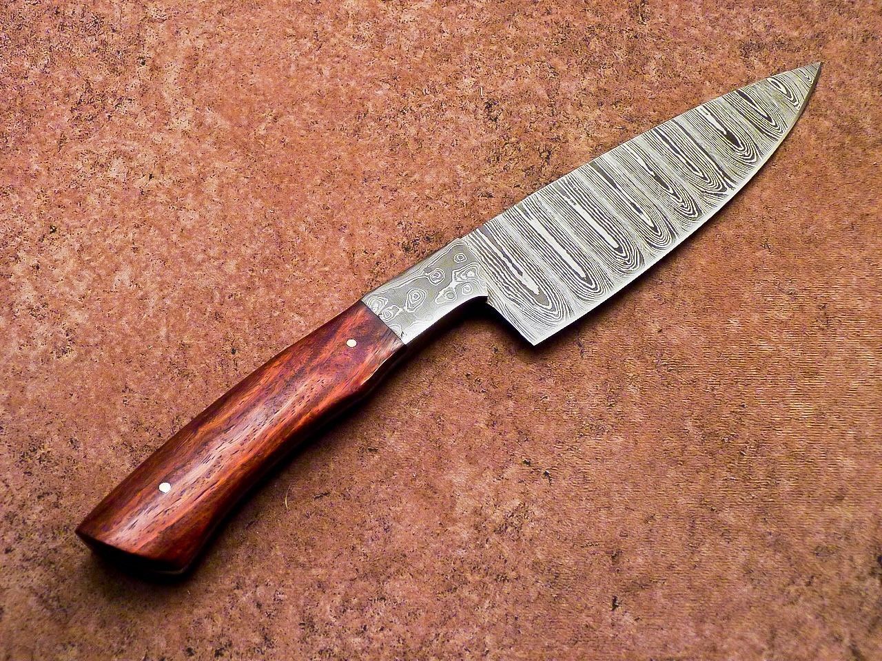 Custom Damascus Chef  Hunting Knife  Hand Forged Outdoor Knife 1