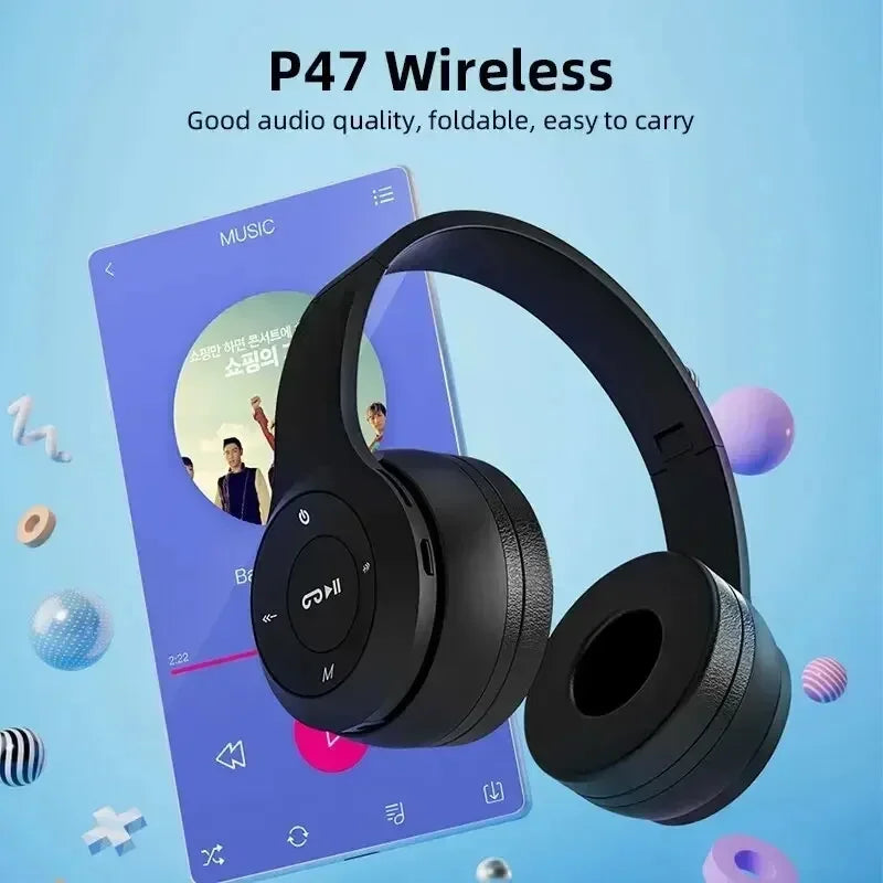 Bluetooth Stereo Headset, Gaming Earbuds With Mic, Headset Gamer Headphones for Phone, Tablet, Laptop, Game