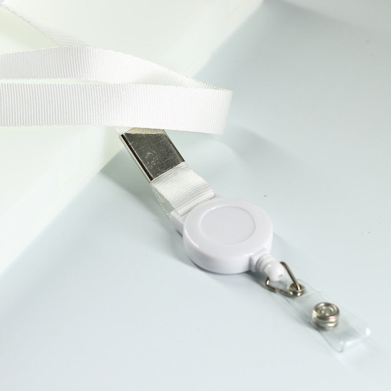 Retractable Badge Reel Professional Neck Lanyard With ID Card Holder 6