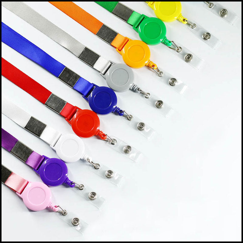 Retractable Badge Reel Professional Neck Lanyard With ID Card Holder 4