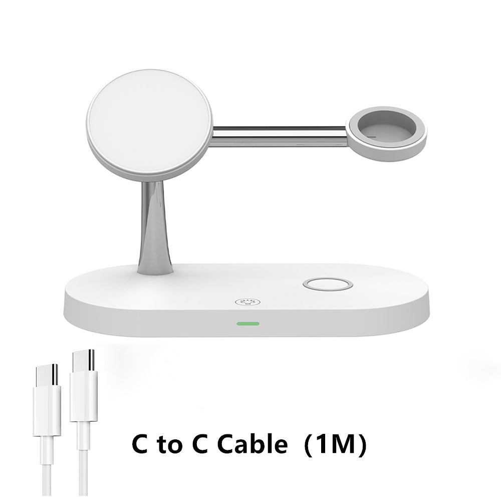 Charging Station for iPhone, Magnetic Wireless Charger, Apple Watch, AirPods Pro