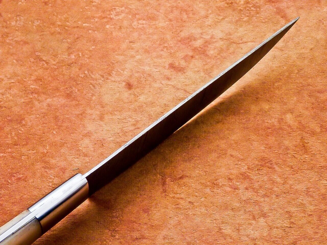 12 Handmade Damascus Steel Chef Knife With Camel Bone Handle 3