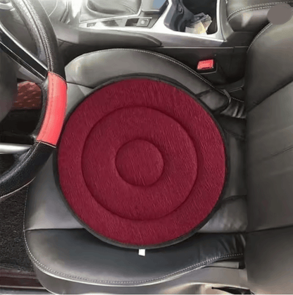 EasyTurn 360 Rotating Seat Cushion with Memory Foam Comfort for Cars and Chairs