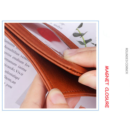 Luxury Leather Card Holder Multi Card Case For Men Business Credit ID Card Holder With Neck Lanyard 3