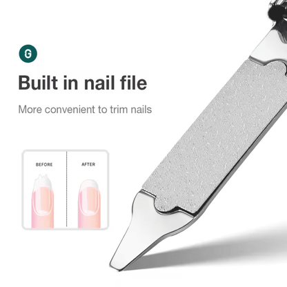 MrGreen Ultra Thin Stainless Steel Nail Clippers Portable Travel Manicure Tool 2