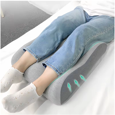 Foot Stress Relief Cushion, Memory Foam Leg Raiser Pillow, Ergonomic Support Cushion, Massage Body Pillow for Pregnancy