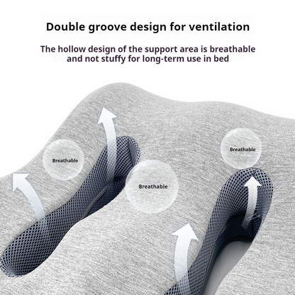 Foot Stress Relief Cushion, Memory Foam Leg Raiser Pillow, Ergonomic Support Cushion, Massage Body Pillow for Pregnancy