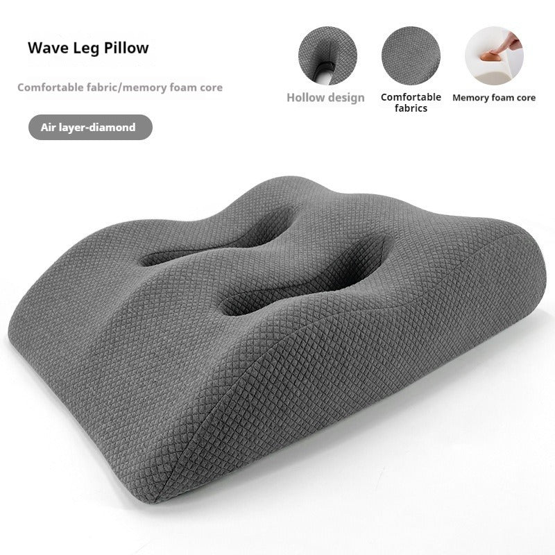 Foot Stress Relief Cushion, Memory Foam Leg Raiser Pillow, Ergonomic Support Cushion, Massage Body Pillow for Pregnancy