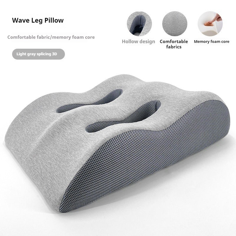 Foot Stress Relief Cushion, Memory Foam Leg Raiser Pillow, Ergonomic Support Cushion, Massage Body Pillow for Pregnancy