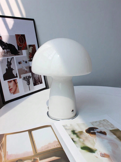 Modern LED Mushroom Light, Tri Colour USB Plug, Corded Ambient Lighting for Bedside, Camping, Dining, Home Decor