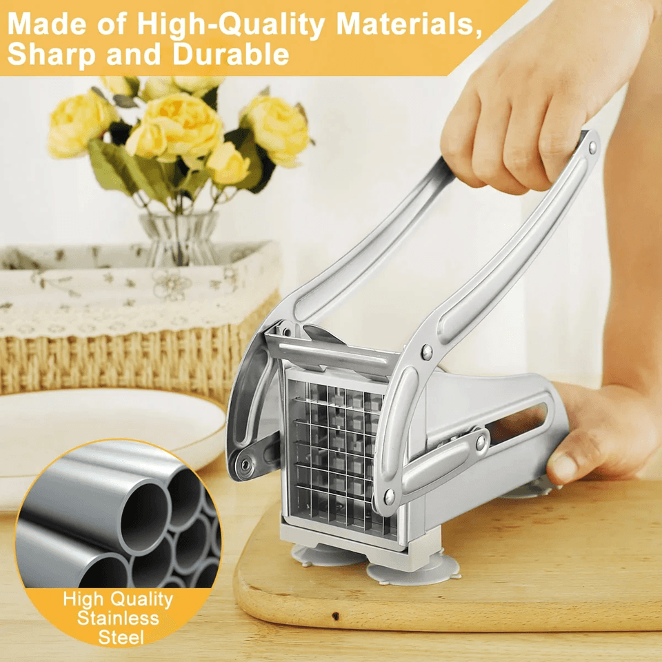 ProCut Stainless Steel Manual Potato Cutter And French Fry Slicer For Home And Kitchen Use 3