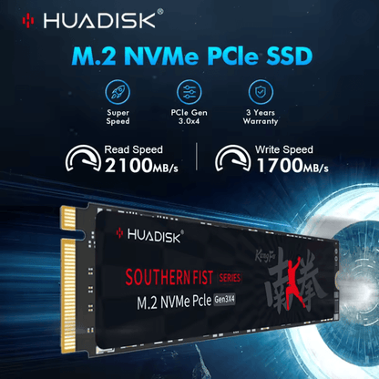 Huadisk NVMe M2 PCIe Gen3 SSD High Speed Internal Solid State Drive for Laptops and Desktops