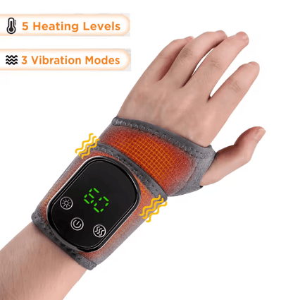 ThermaPulse 2 In 1 Heated Wrist Massager With Adjustable Temperature And Vibration Therapy 3