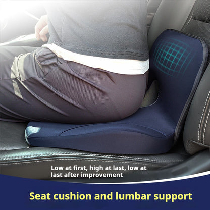Memory Foam LShaped Office Chair Seat Cushion AntiSlip Cushion PressureReducing Hip And Waist Suppo 2
