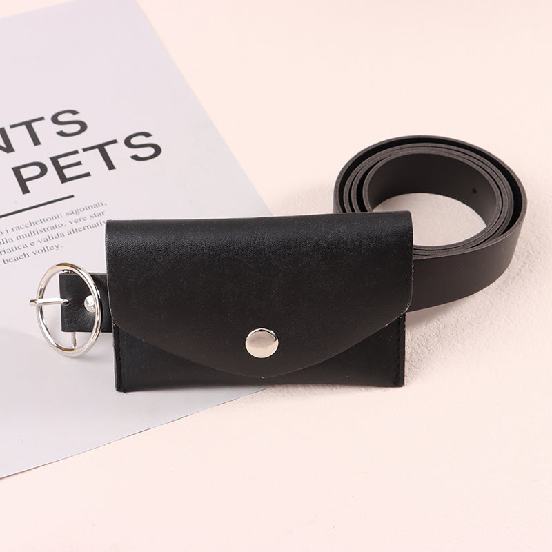Ladies Decorative Belt, Waist Pack Adjustable, Metal Buckle Wallet Pouch, Stylish Waist Belt for Salesperson,Daily Use